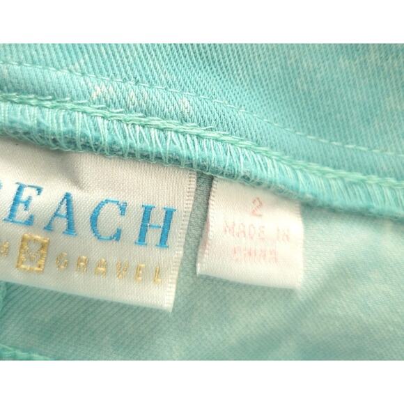 Belle Beach Size 2 Aquarelle Blue Delray Denim Wide Leg Crop Jeans A683828 NWOT - Picture 7 of 11